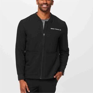 NWOT Figs Men’s Zapote Black Scrub Jacket-L